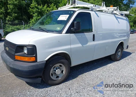 2017 Chevrolet Express 2500 Work Van from USA, damaged, VIN 1GCWGAFF9H1268851